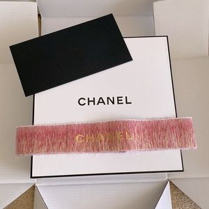 Chanel box with holiday ribbon 🎀